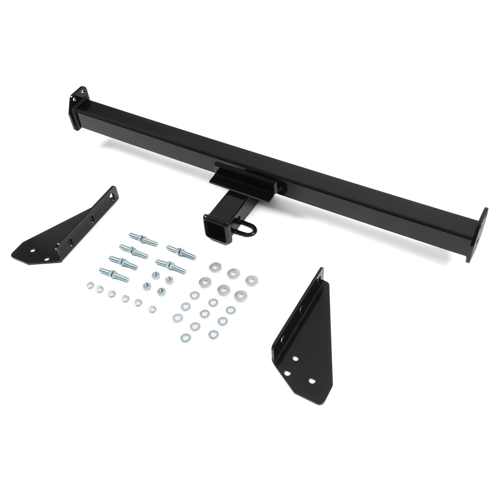 Black Class 3 Trailer Hitch 2-Inch Receiver For Nissan Frontier 2005-2024