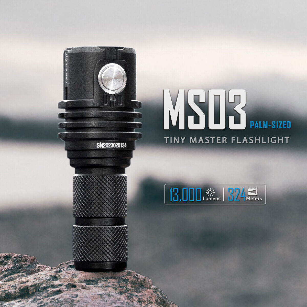 IMALENT MS03 Tactical Flashlight 13000 Lumen brightest EDC Torch CREE XHP LED