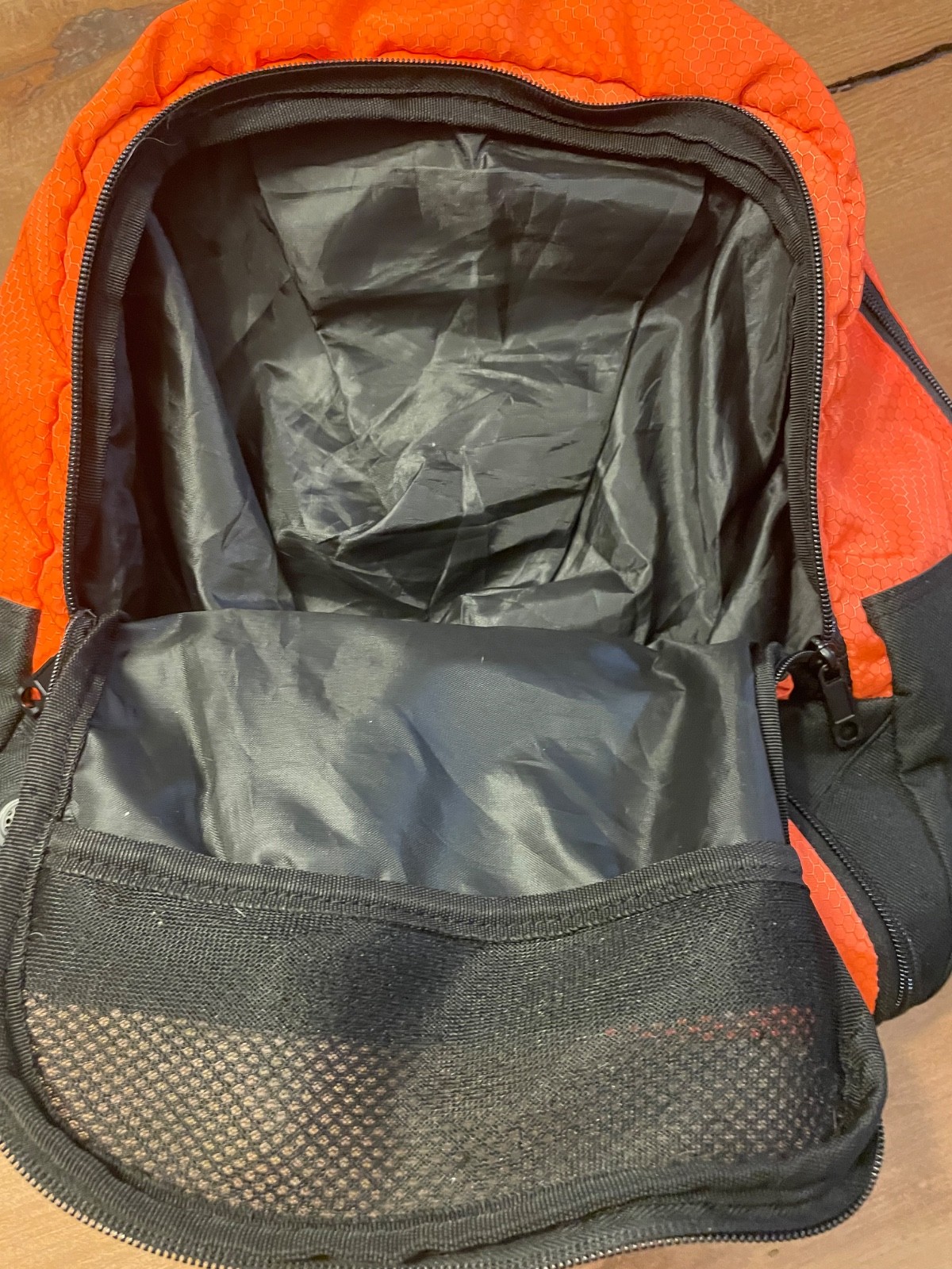 HIMAL backpack blaze orange large multi pockets, excellent condition