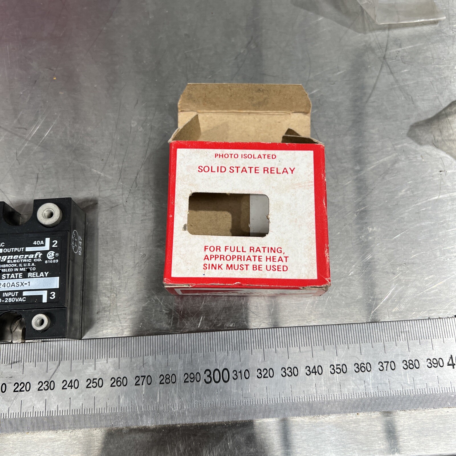 magnecraft solid state relay w6240asx-1 90-280 vac nib