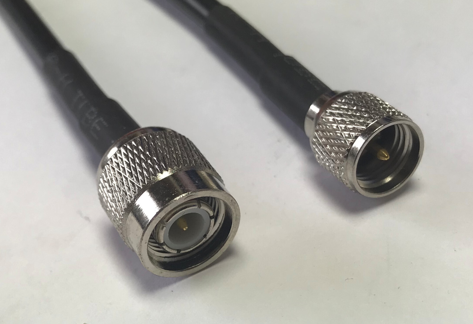RFC240 TNC Male to Mini UHF Male RF Pigtail 50 ohm Coaxial Cable Ship USA LOT
