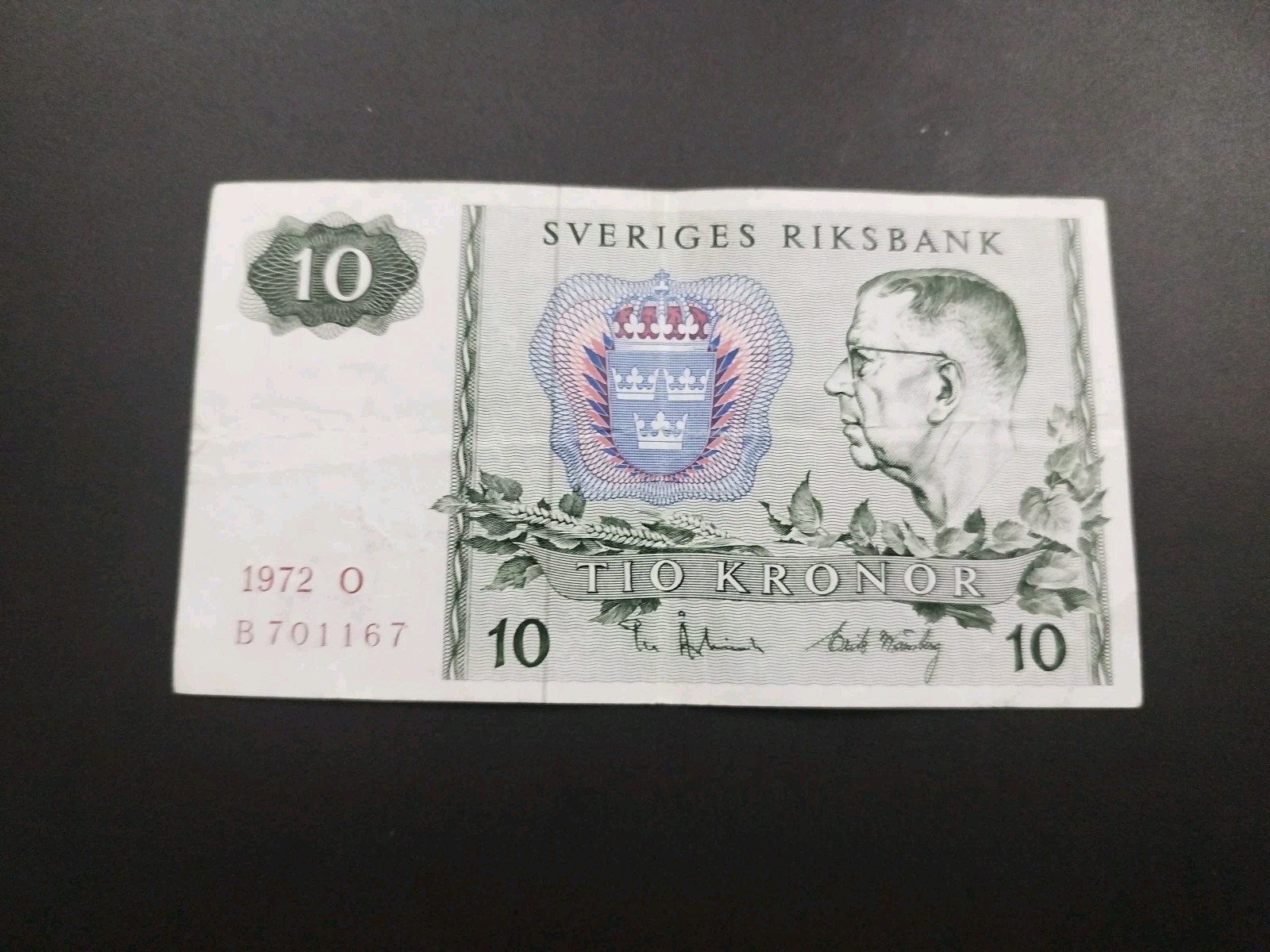 Sweden 10 Kronor 1972