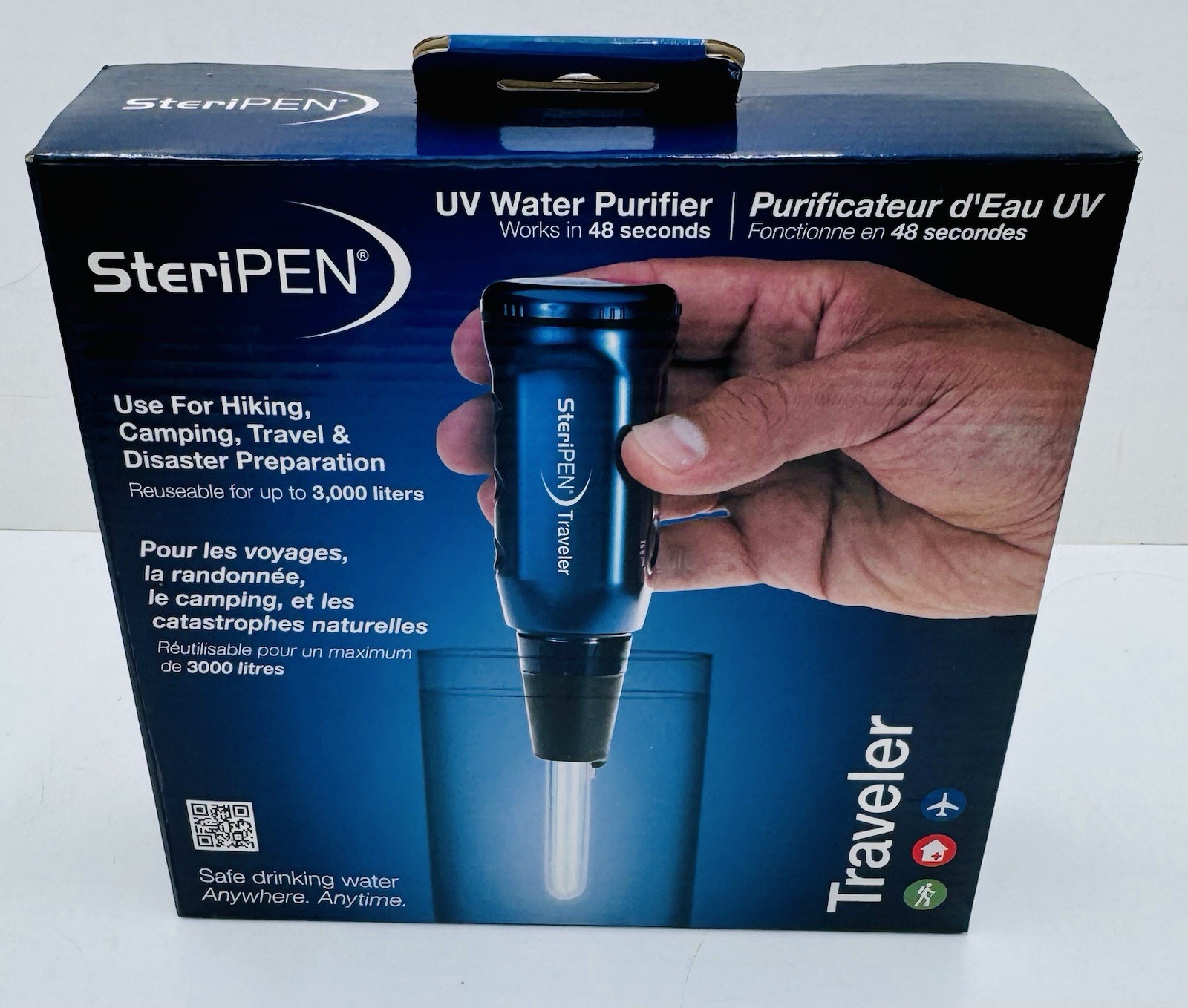 SteriPEN Handheld UV Water Purifier Outdoor Emergency Travel