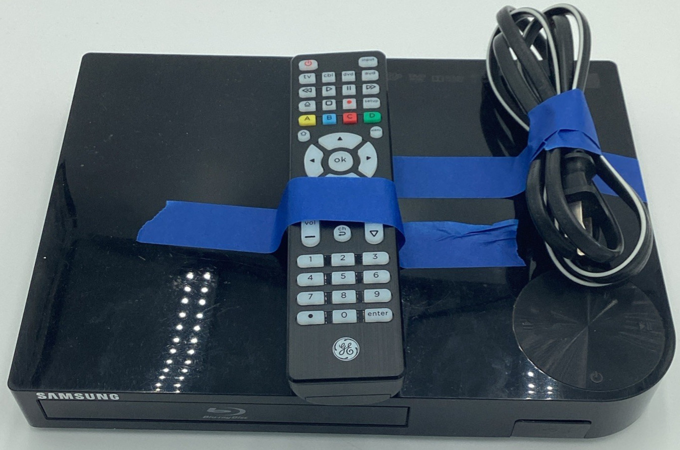 Samsung BDJ5700 Smart Blu-ray DVD Player Tested And Working. Universal Remote