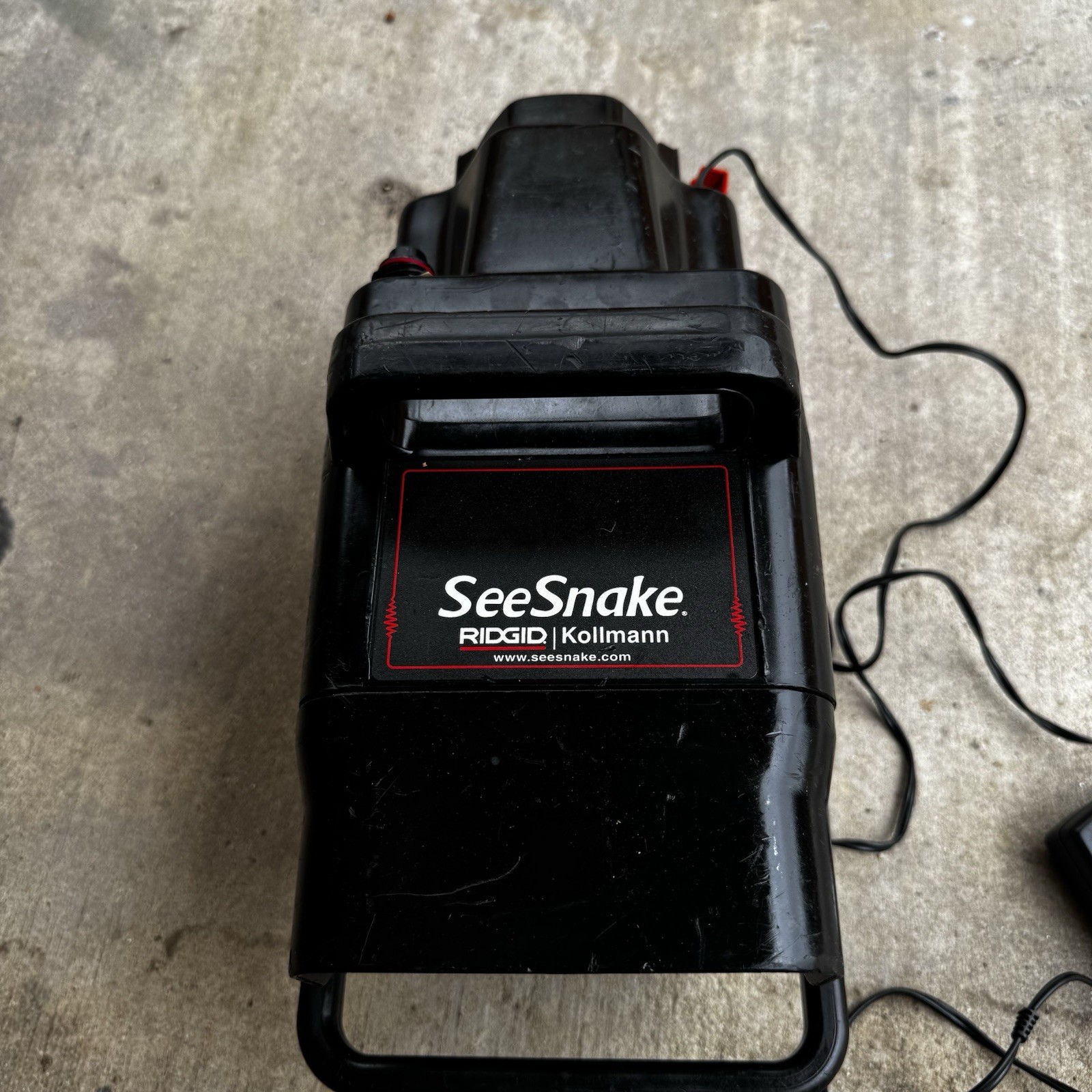 ridgid seesnake Kollman Black&white Sewer Camera Monitor Used No Battery