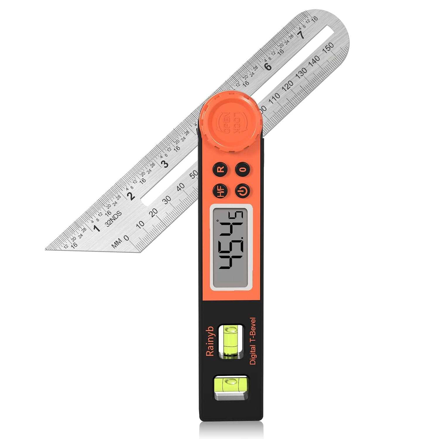Digital Angle Finder Protractor 0-360 Degree T-Bevel Gauge & Protractor with Hor