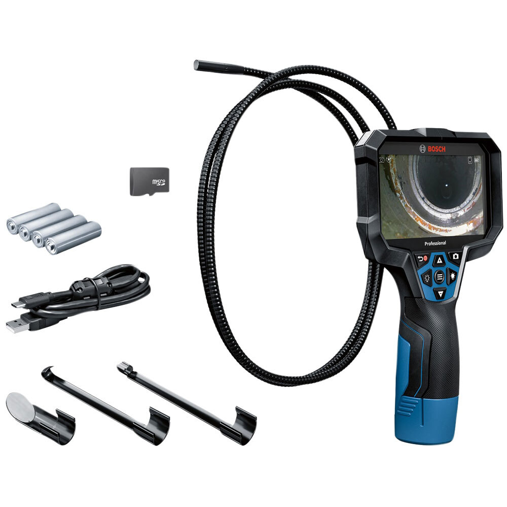 Bosch 601241400 GIC 12V-5-27C Prof Inspection Camera 12V + Battery Adapter