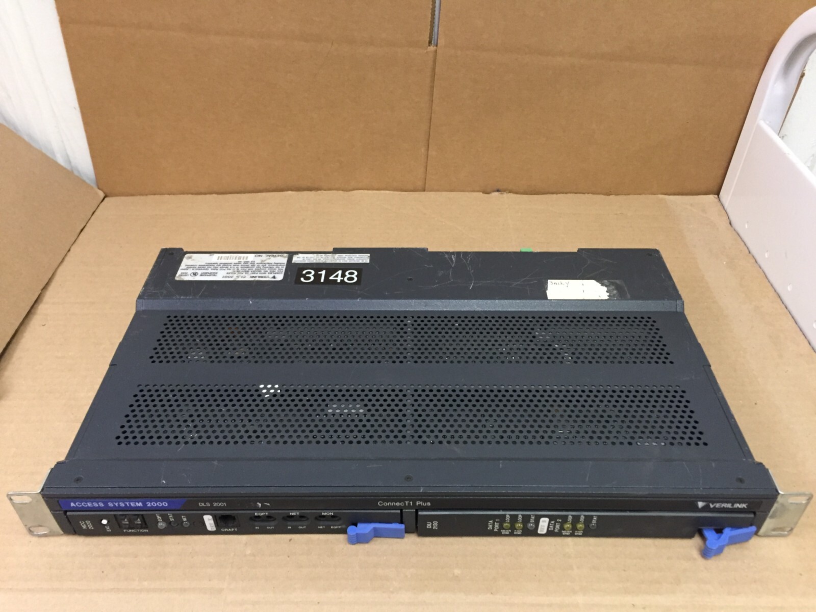 VERILINK ACCESS SYSTEMS 2000 DLS 2001 ConnectT1 + w/ DIU 2130 & NCC 2020 Modules