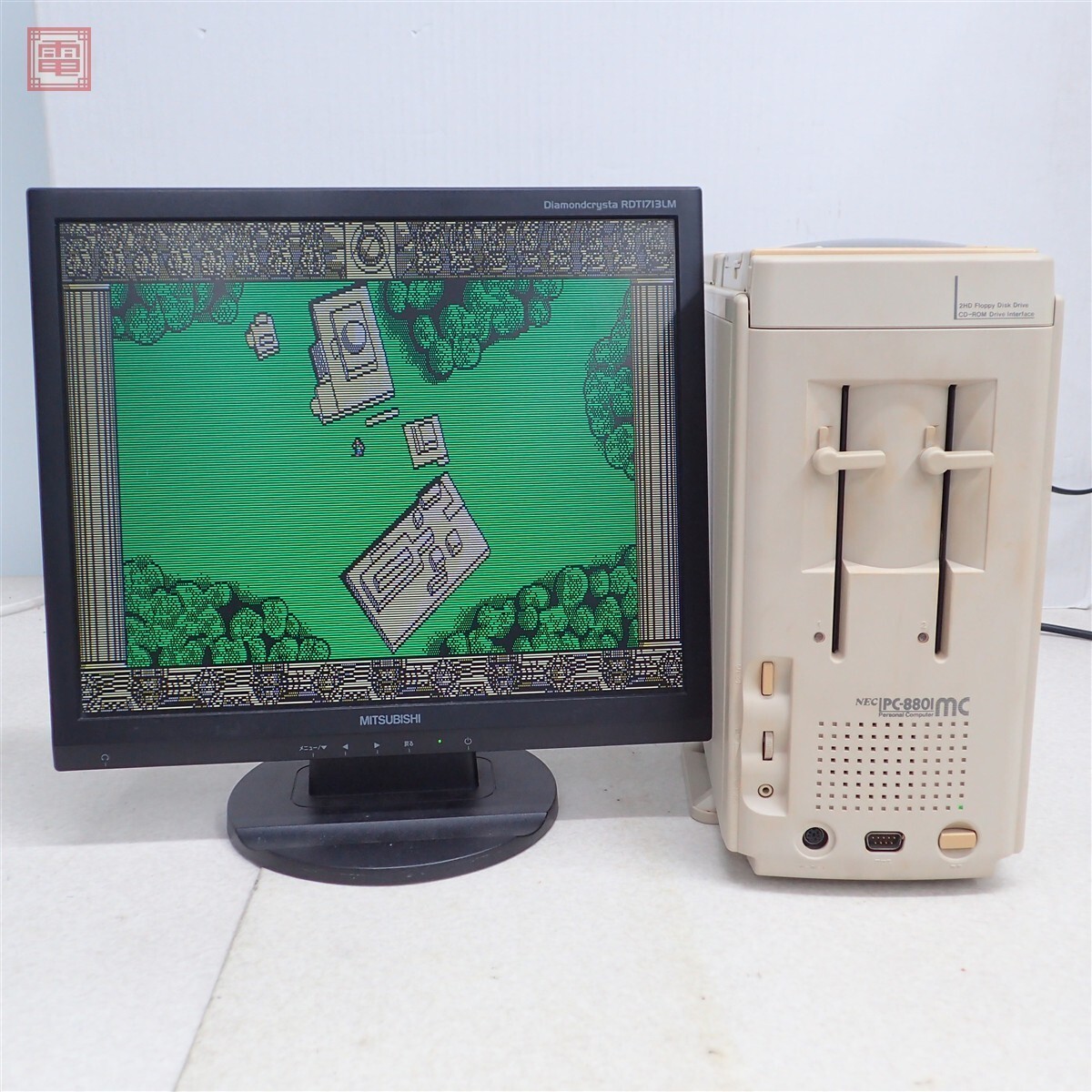 NEC PC-8801MC Retro Computer Junk CD-ROM Drive Repair Project Tested FD Audio