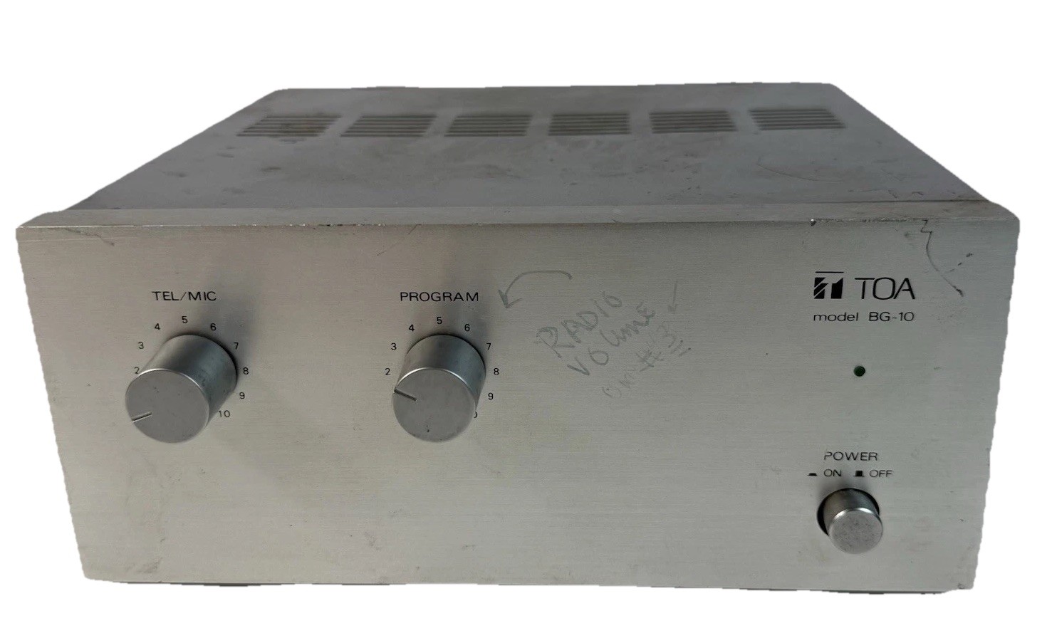 TOA BG-10 All-Purpose 2-Channel Compact Mini Audio Mixer Power Amplifier