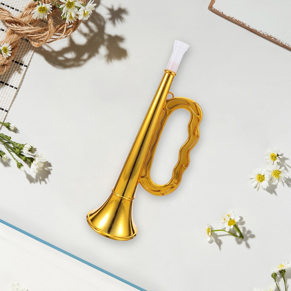 2 Pcs Band Props Trumpet Hand Held Air Horns for Sporting Events