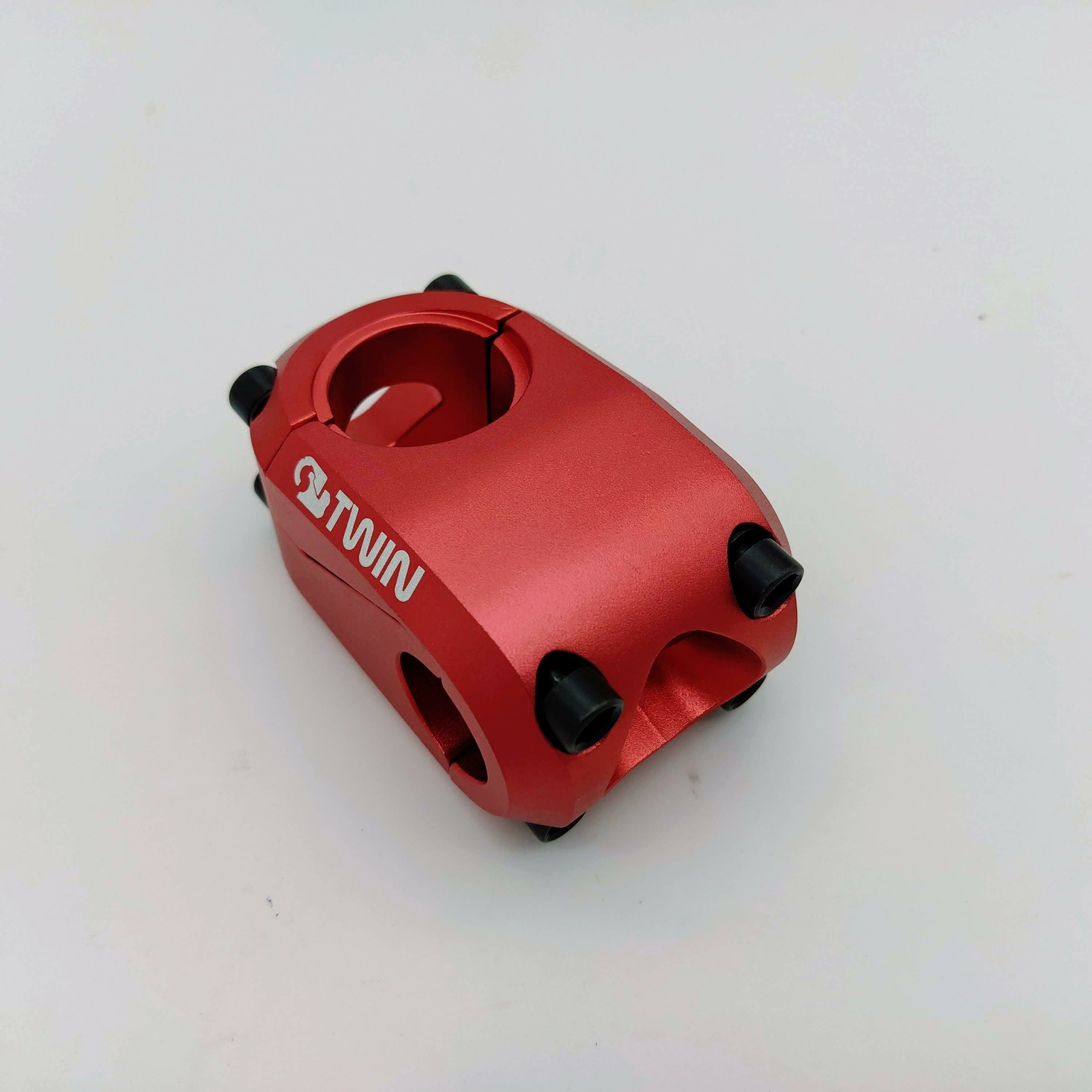 TWIN DRIVE  FULL CNC Machined BMX BIKE STEM22.2MMX53MMX1-1/8 " Red