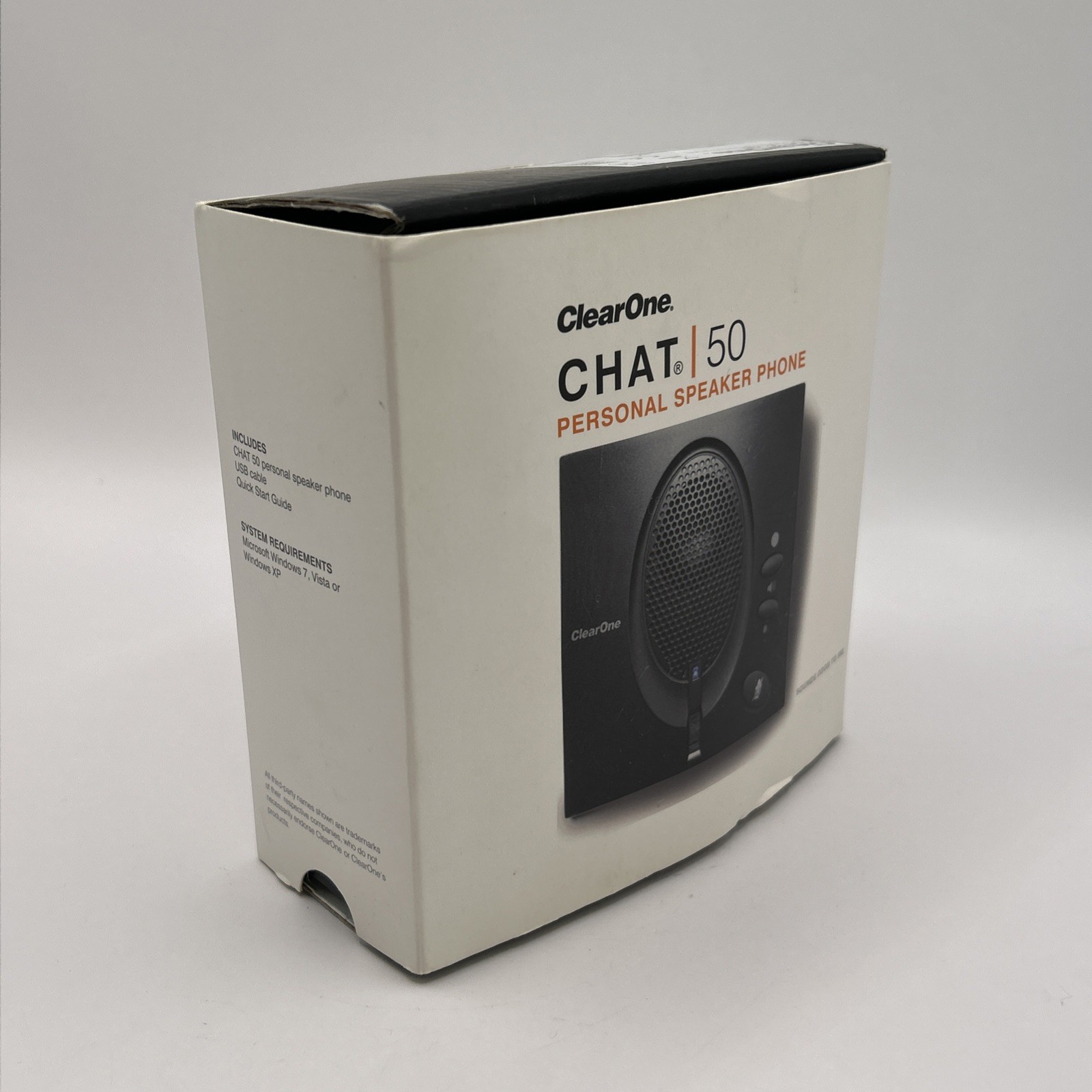 ClearOne Chat 50 USB Personal Speakerphone 910-159-001 Open box