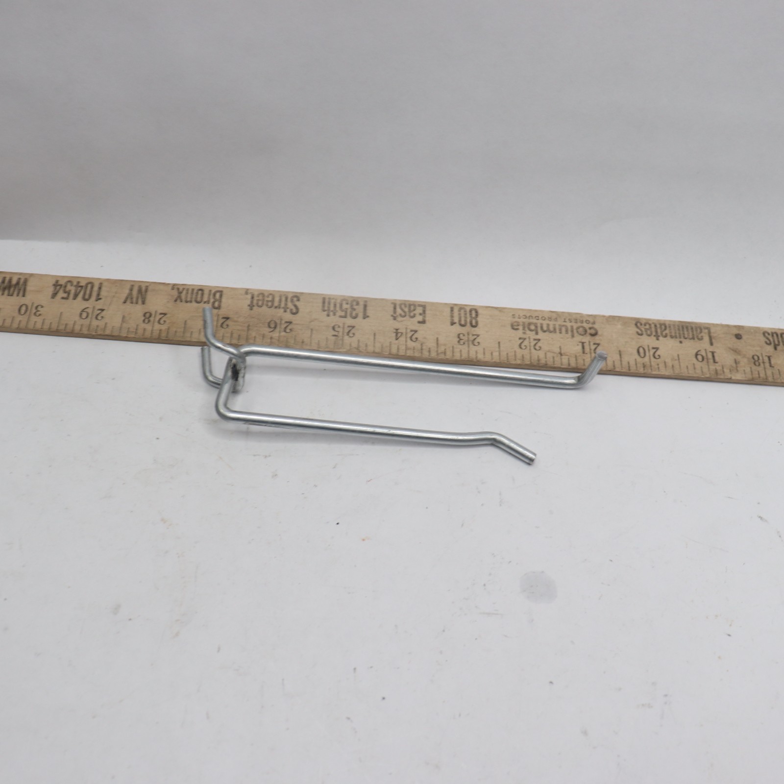 Metal Peg Hook Silver 4"