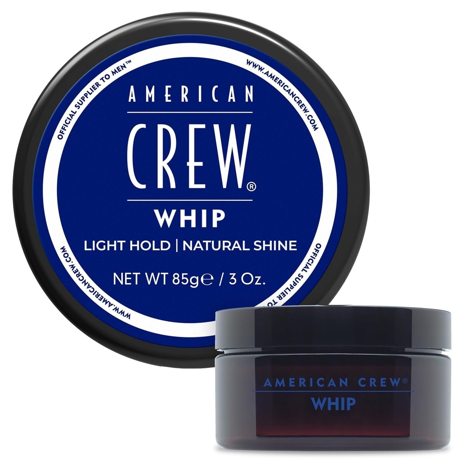 American Crew Men's Whip Styling Cream, Like Hair Gel with Light Hold