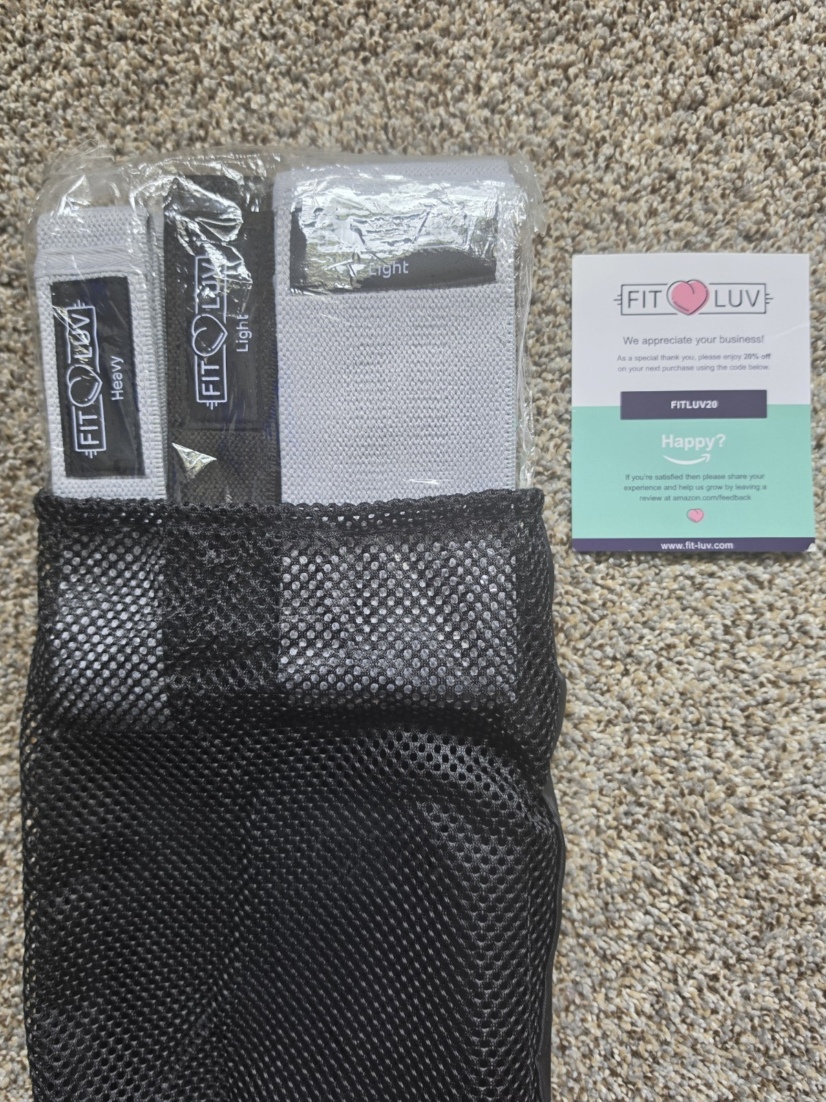SOLD OUT Fit Love Adjustable Elastic Wraps Gray/Black One Size 3 Pack