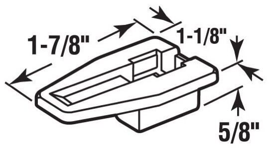 Genuine Kenlin Rite Trak Version 1 & 2 (6 Case Runners) Plastic Drawer Glides
