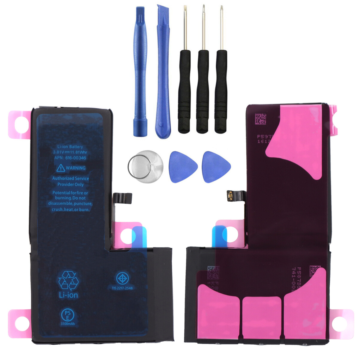 Extended Capacity Battery Replacement For iPhone X+TOOLS 3100mAh