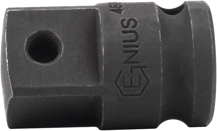 Genius Tools 480066CM 1/2" Dr. Impact Adapter 112"Fx3/4" One Size
