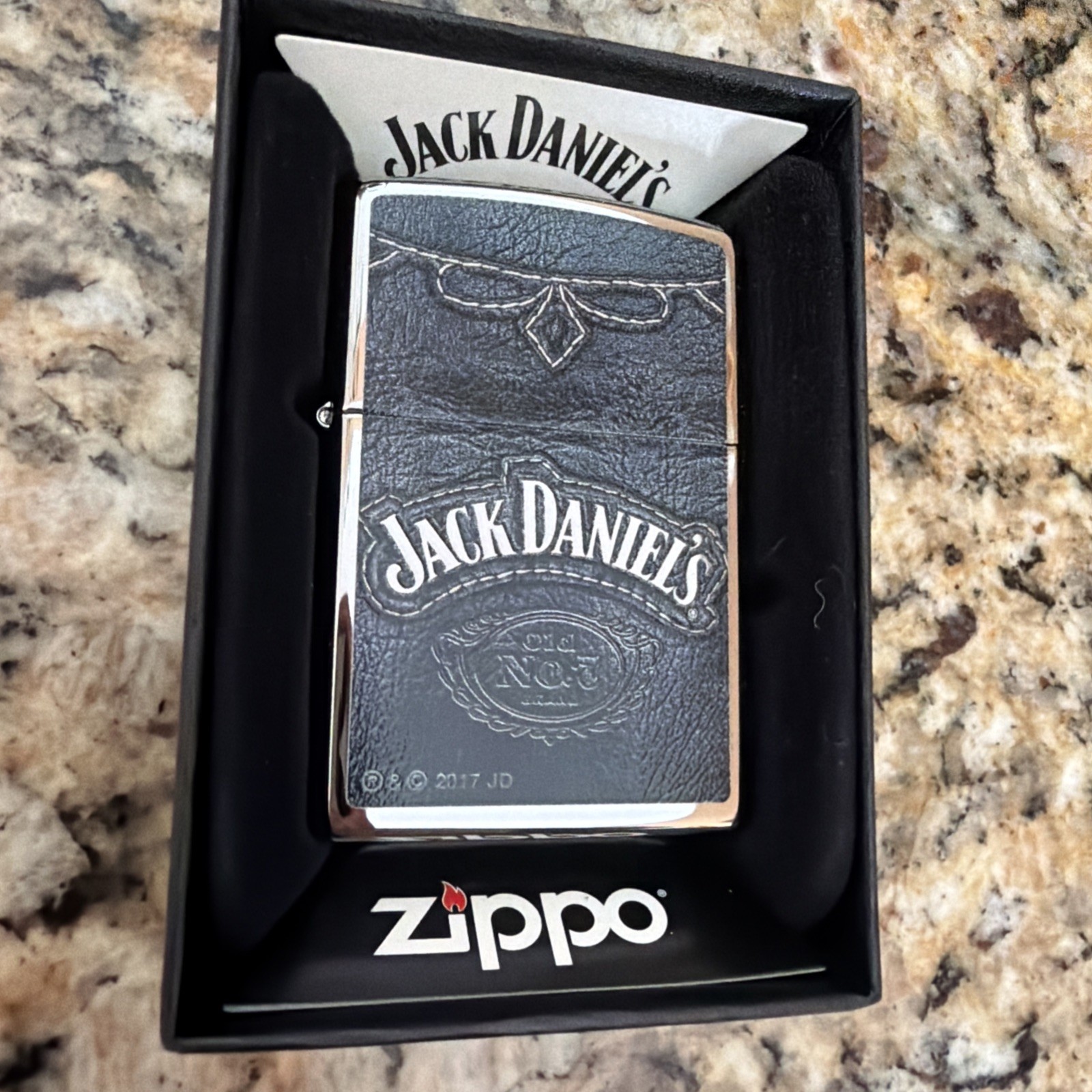 Jack Daniel’s ZIPPO LIGHTER NEW IN BOX SEALED UNUSED