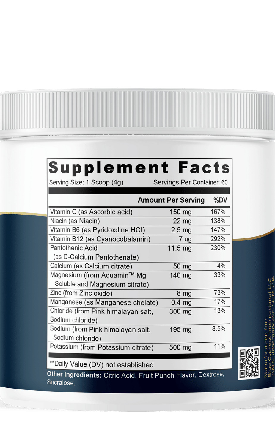 Hydration Electrolyte Drink Mix