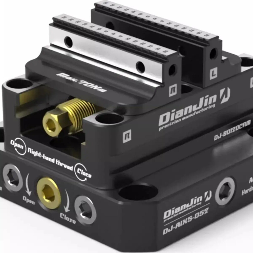Four and Five-axis Fixture Self-centering Vise Zero-point Quick-change