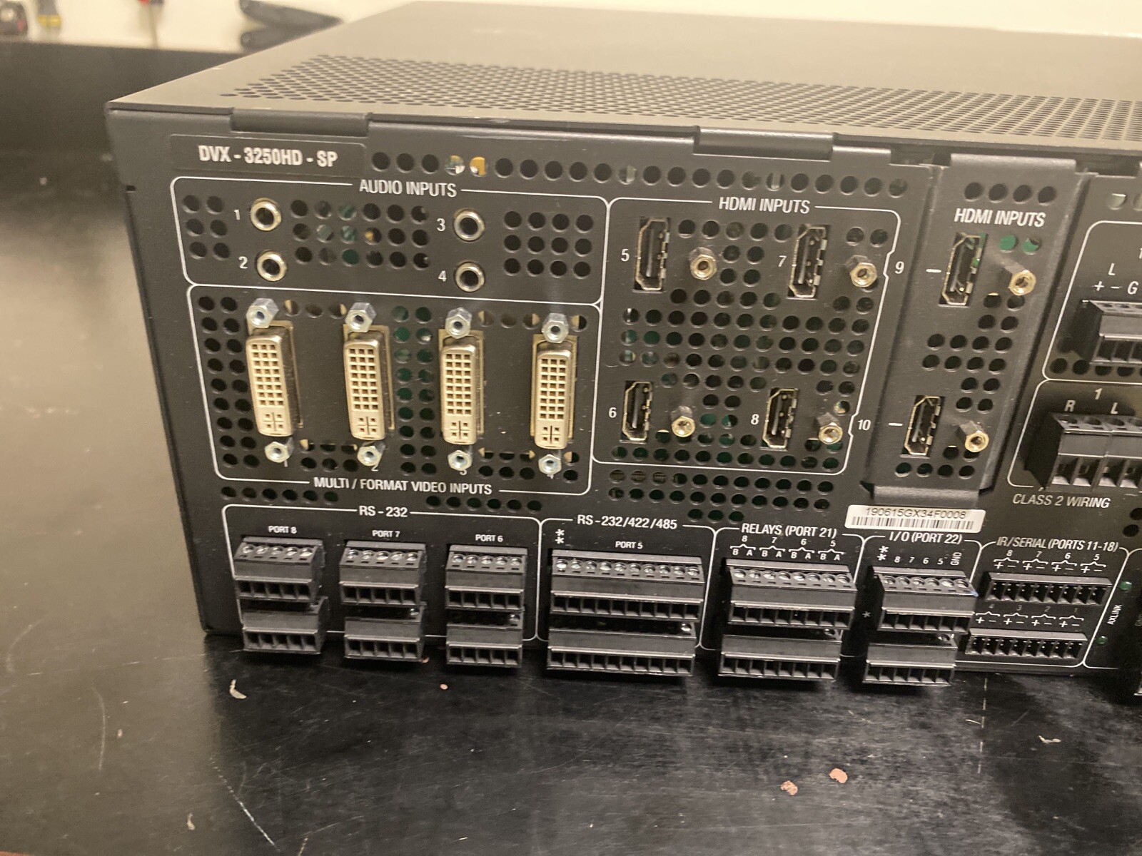 AMX DVX-3250HD-SP 10x4 Presentation Switcher Scaler, Control