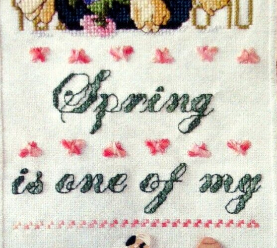 Bunnys Basket Spring Bellpull Everything A Season Chick CROSS STITCH PATTERNS