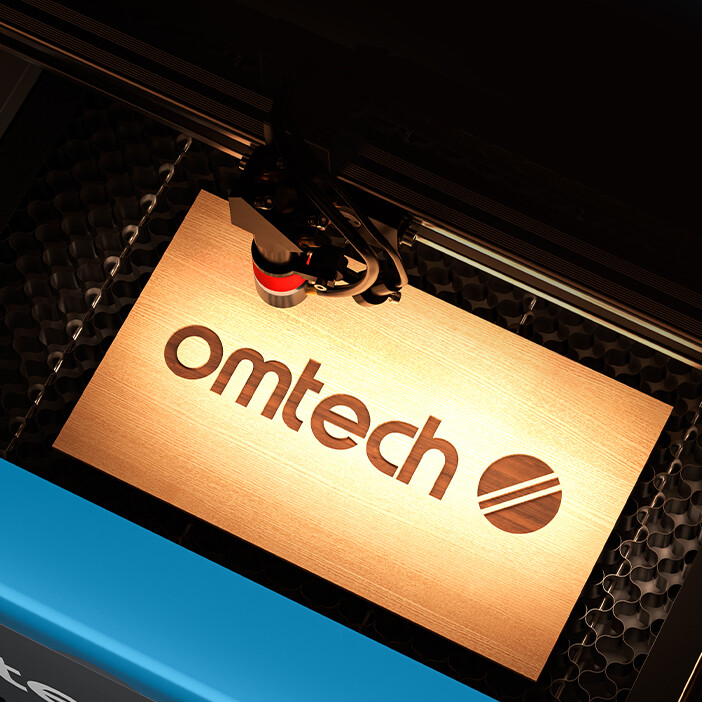 OMTech 45W CO2 Laser Engraver Cutter Engraving Machine Power Upgraded K40+, Used