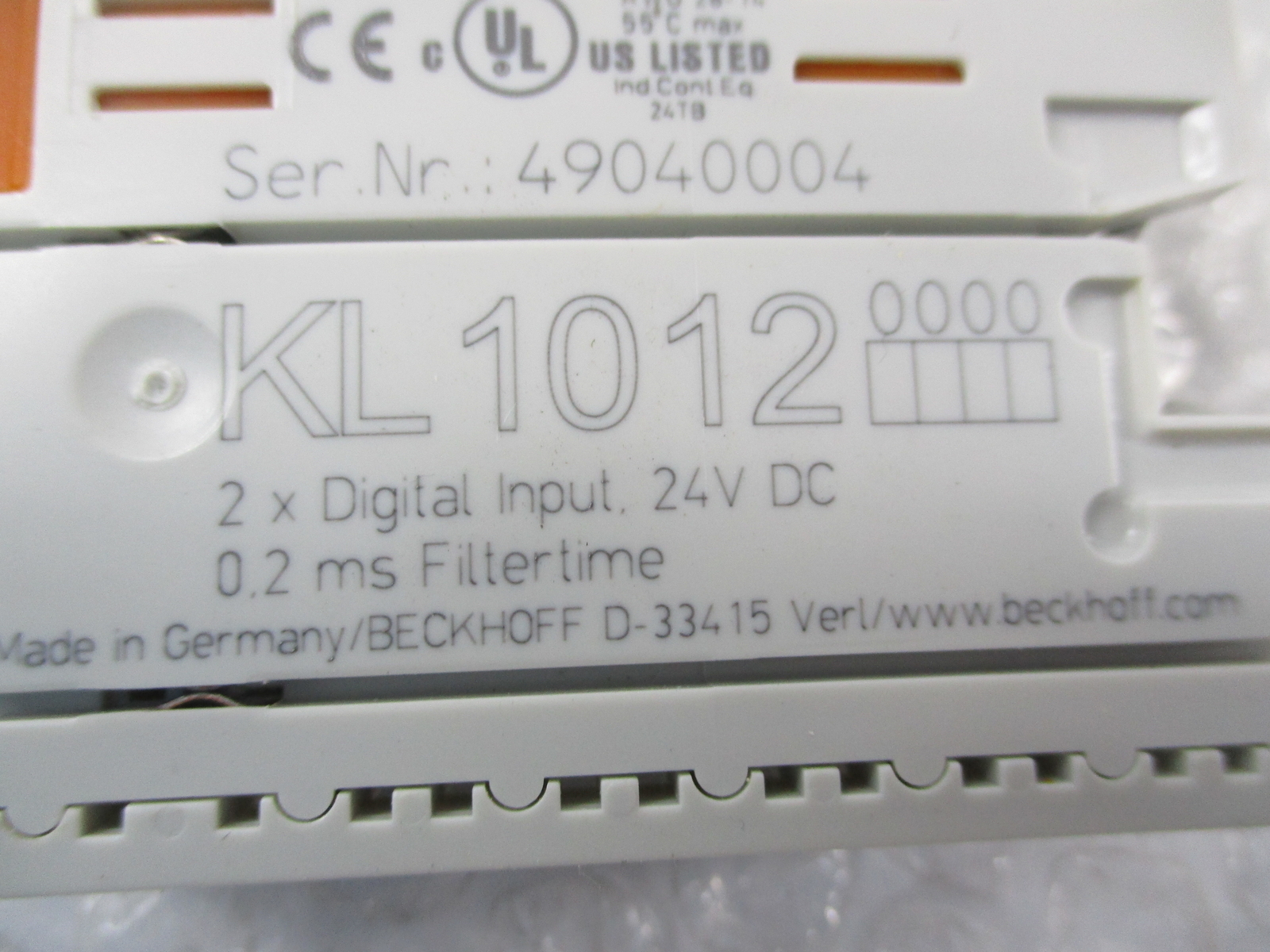 BECKHOFF KL1012 MODULE NSNP