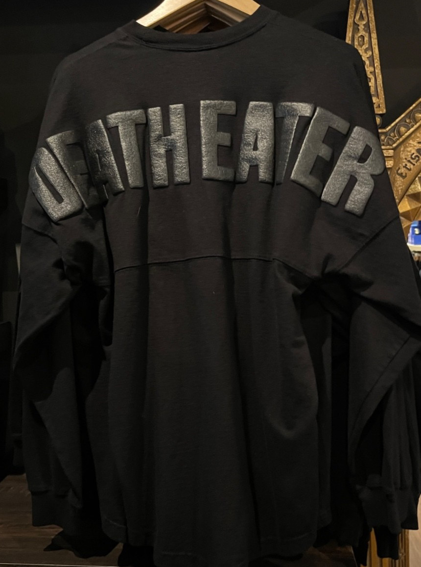 Warner Bros Studio Tour 2025 Harry Potter Death Eater Spirit Jersey Adult XS-2XL