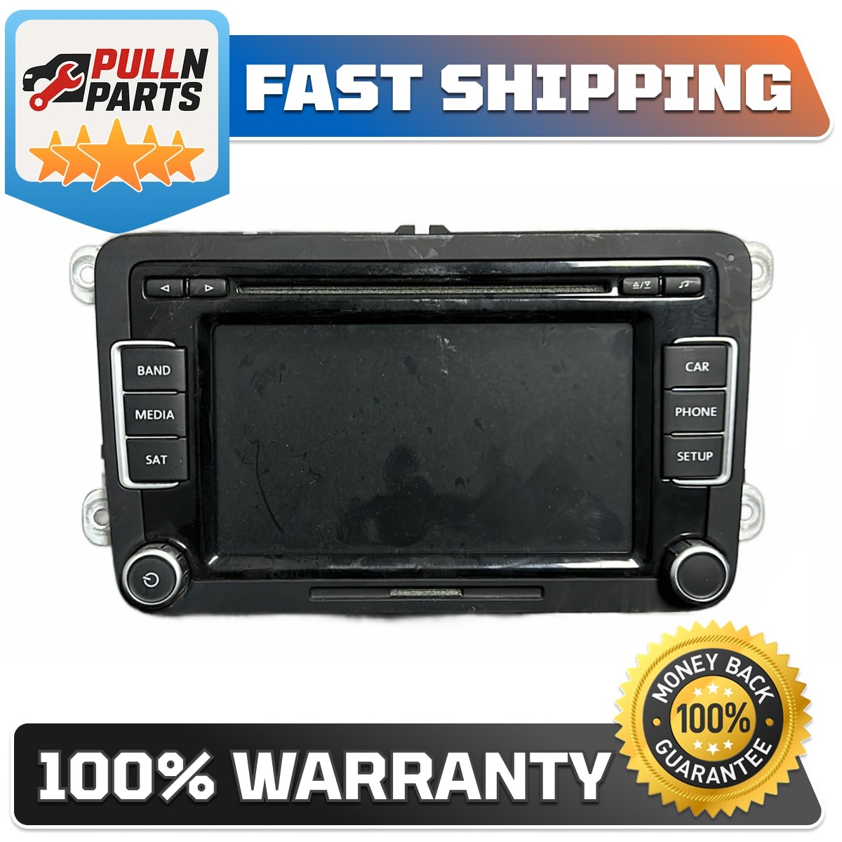 Genuine OEM Used Volkswagen Radio Receiver 1K0035180AD for Jetta 12-15