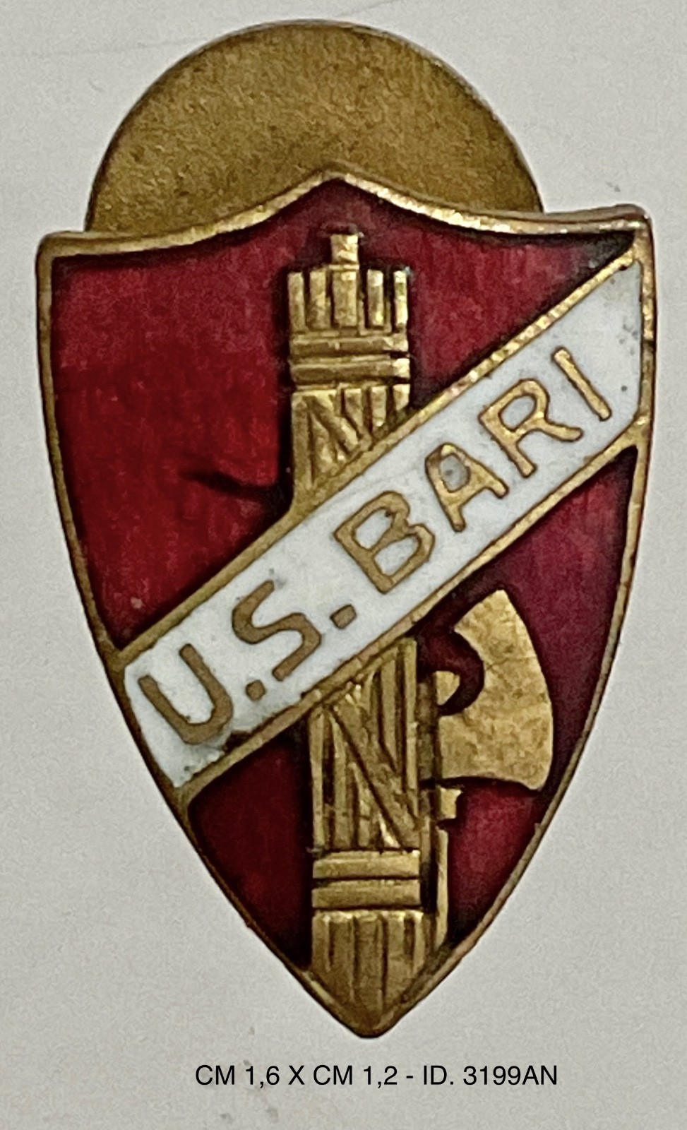 CALCIO UNIONE SPORTIVA BARI DISTINTIVO FOOTBALL CLUB PROD. PICCHIANI FIRENZE