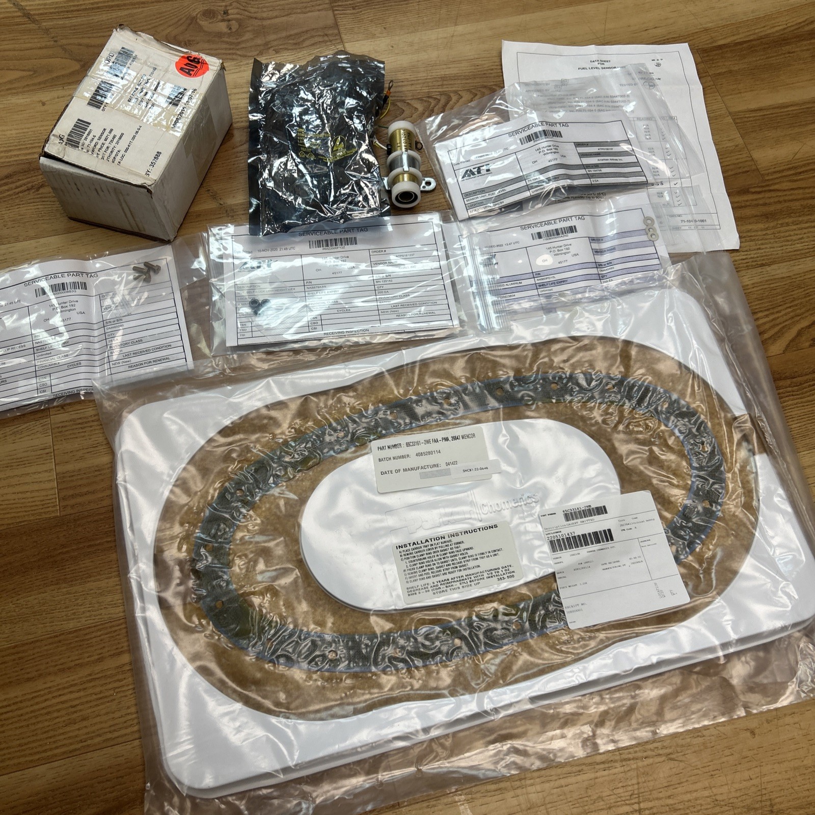 Parker Chromerics 65c33161 Knitted Gasket + More!