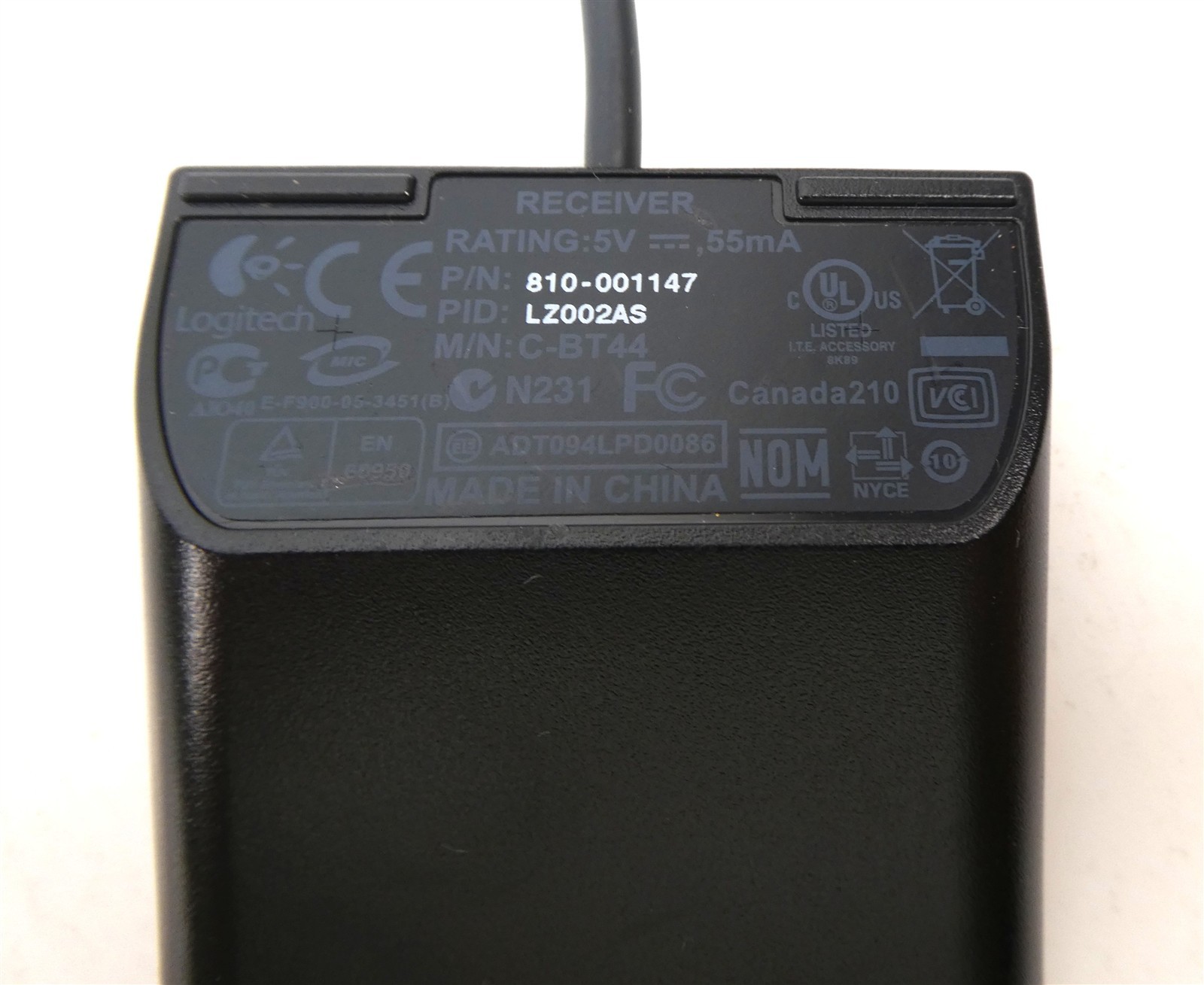 Logitech C-BT44 Wireless Mouse & Keyboard Receiver