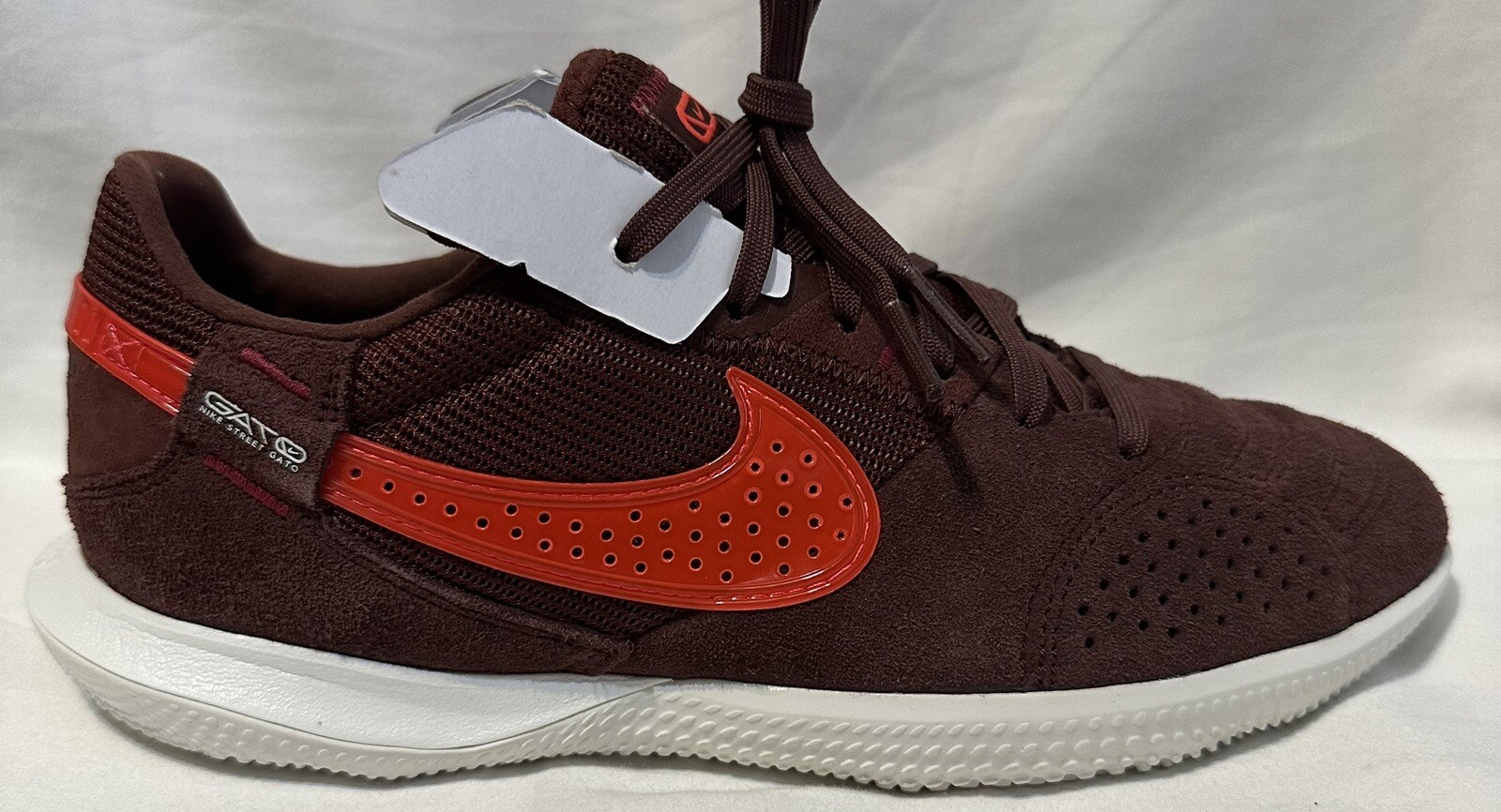 Nike Streetgato Indoor Soccer Shoes  Burgundy DC8466-266. Men Sz: 5.5