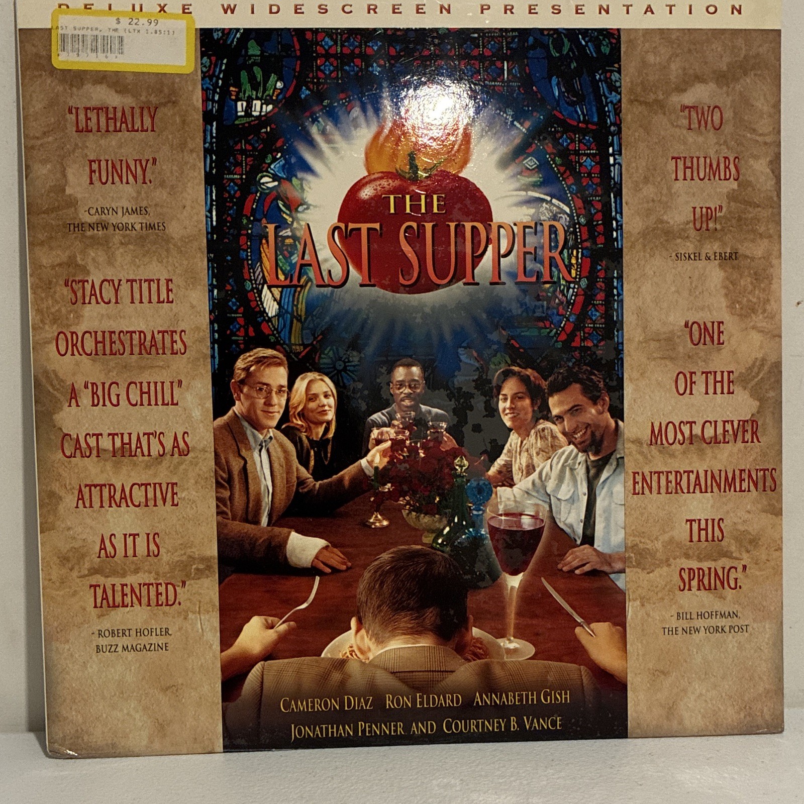 The Last Supper (1995) LaserDisc Widescreen R Comedy Dark Comedy Diaz