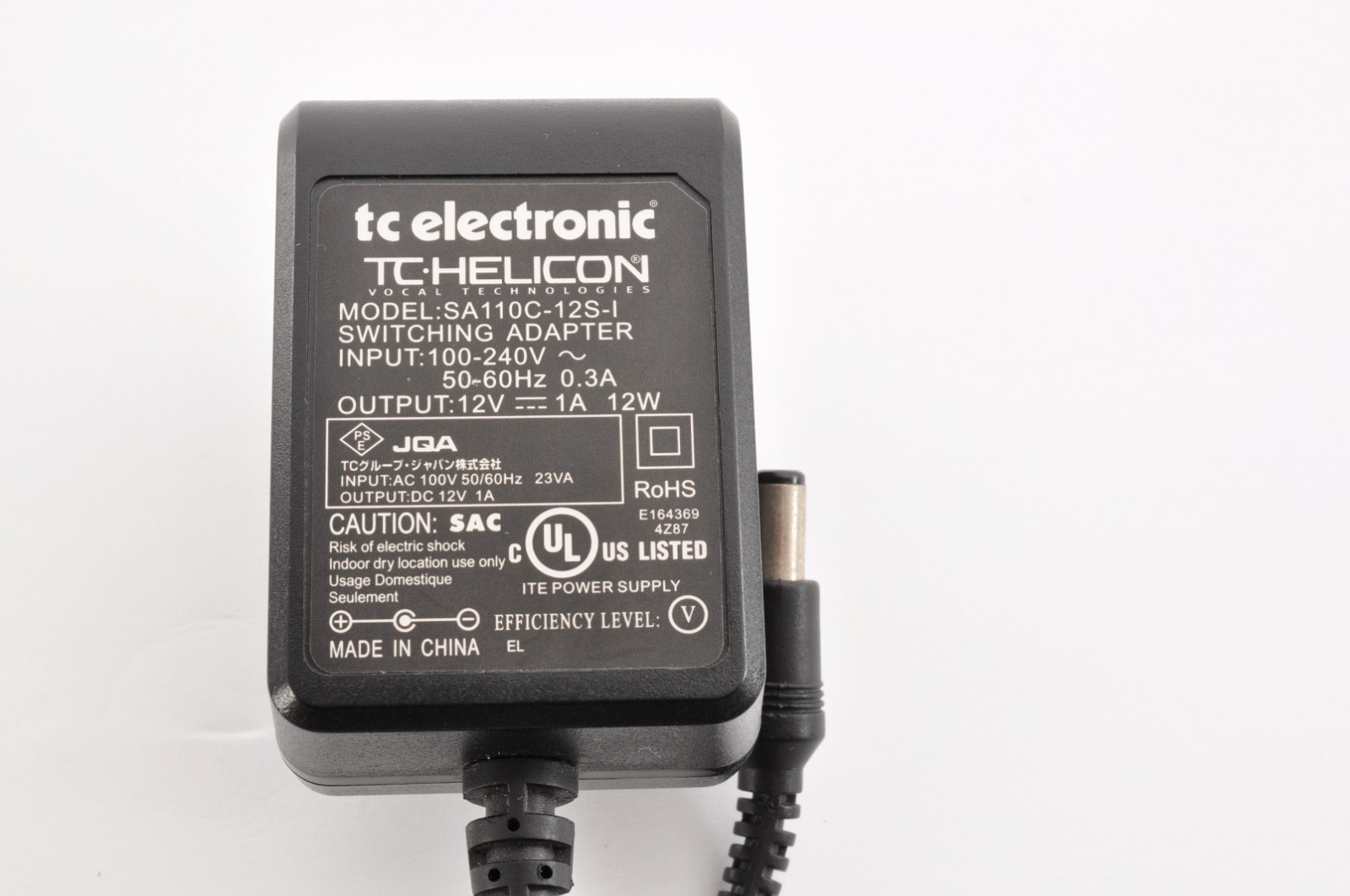TC HELICON VoiceLive 2 Vocal Effect Processor 9348289 With AC Adapter Working