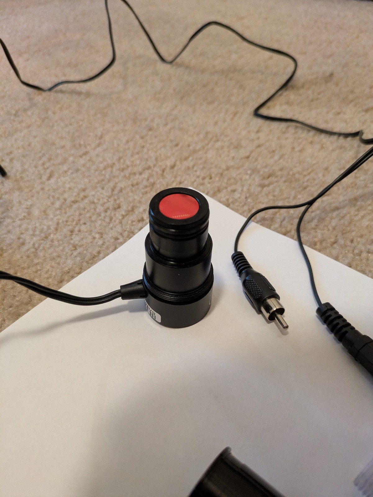 LW Scientific Minivid Microscope Camera Kit RCA Composite Video Out