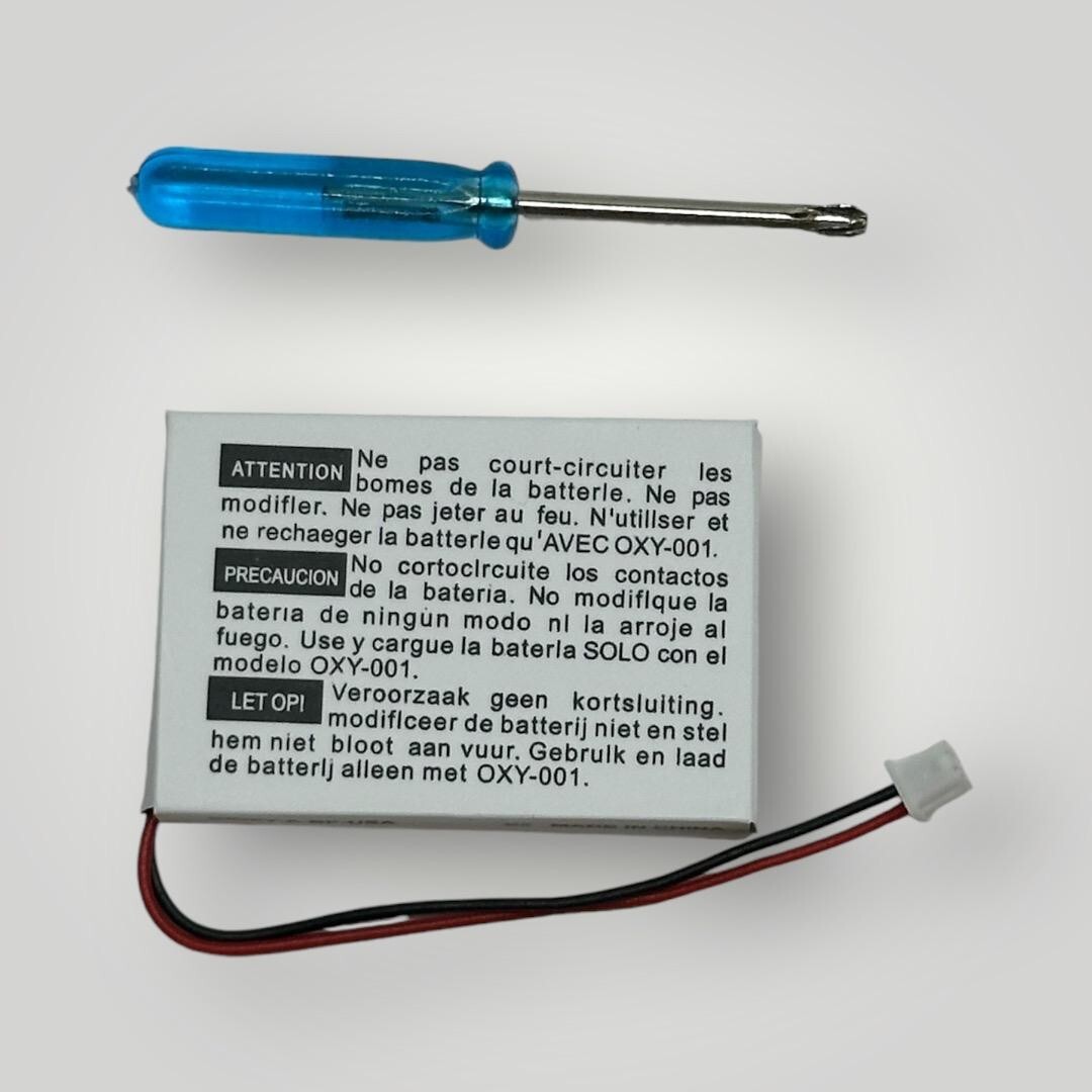 Game Boy Micro 460 mAh Replacement Battery GBM OXY-003 OXY-001 WHITE