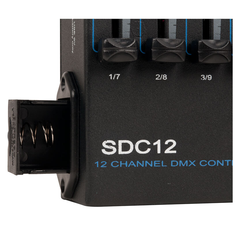 Elation SDC12 - 12 Channel Portable DMX Controller
