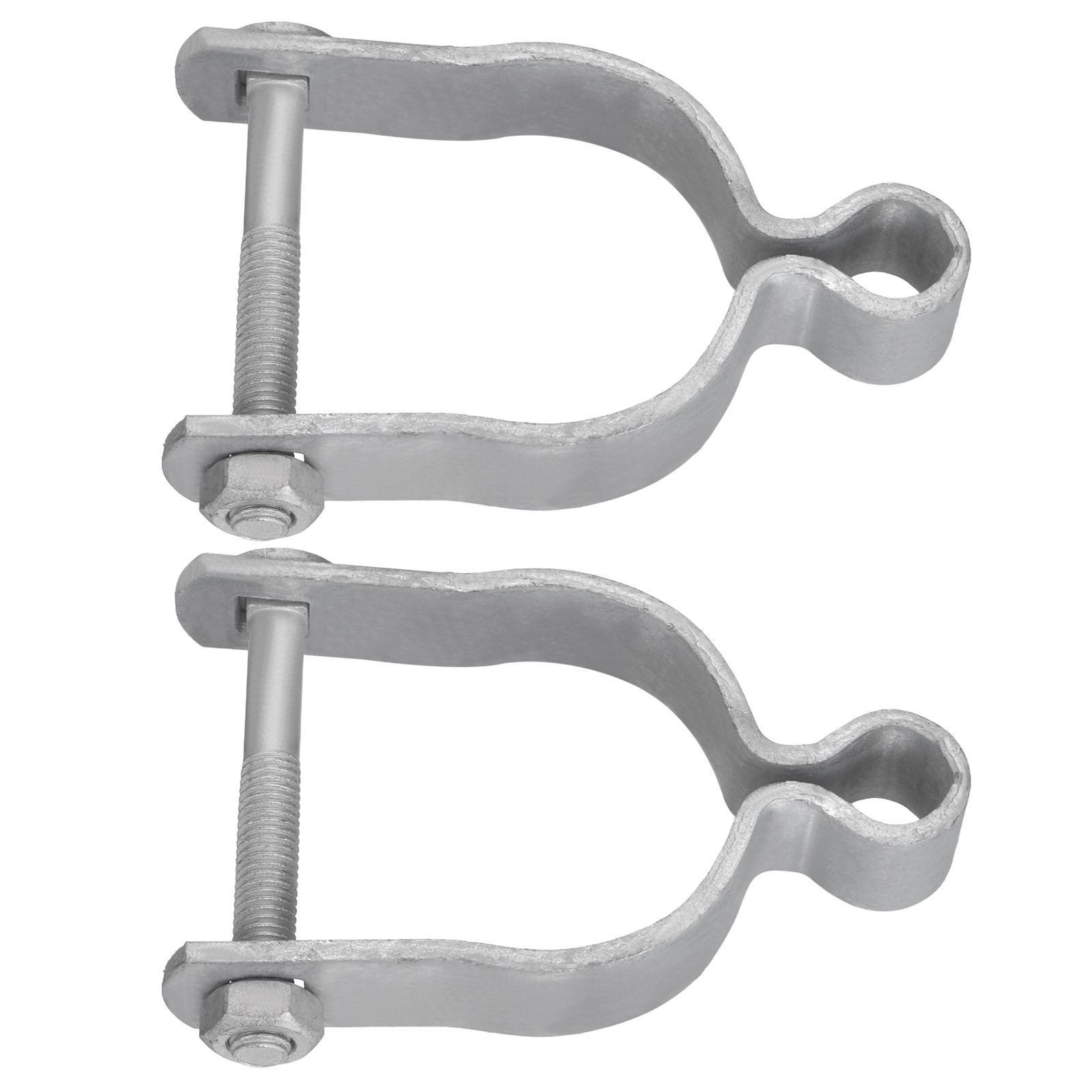 2Pcs Chain Link Fence Gate Post Hinge Female Hinge for 2-3/8" OD Post