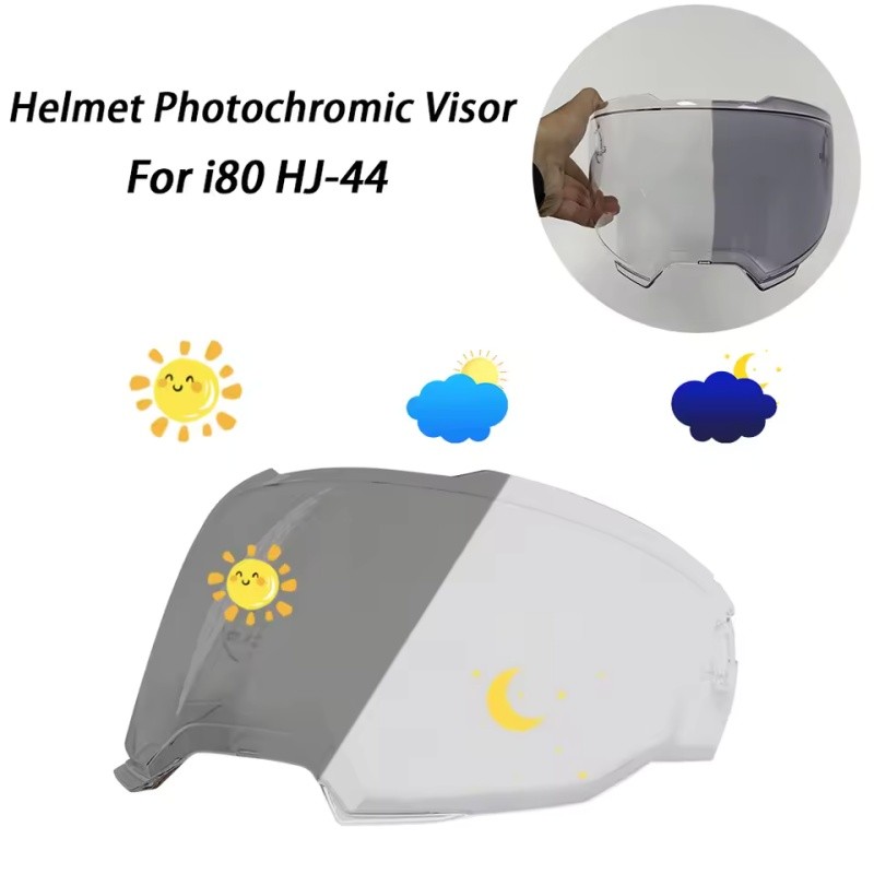 Helmet Photochromic Visor For HJC i80 HJ-44 hj44 Motorcycle Helmet Shield Lens