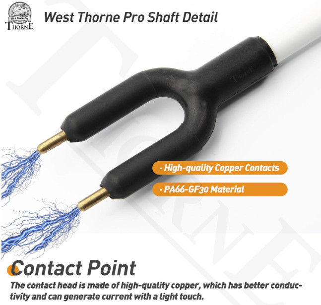 Livestock Prod Shaft(41In) Fit for 52In Cattle Prod, Newest Waterproof Cattle P