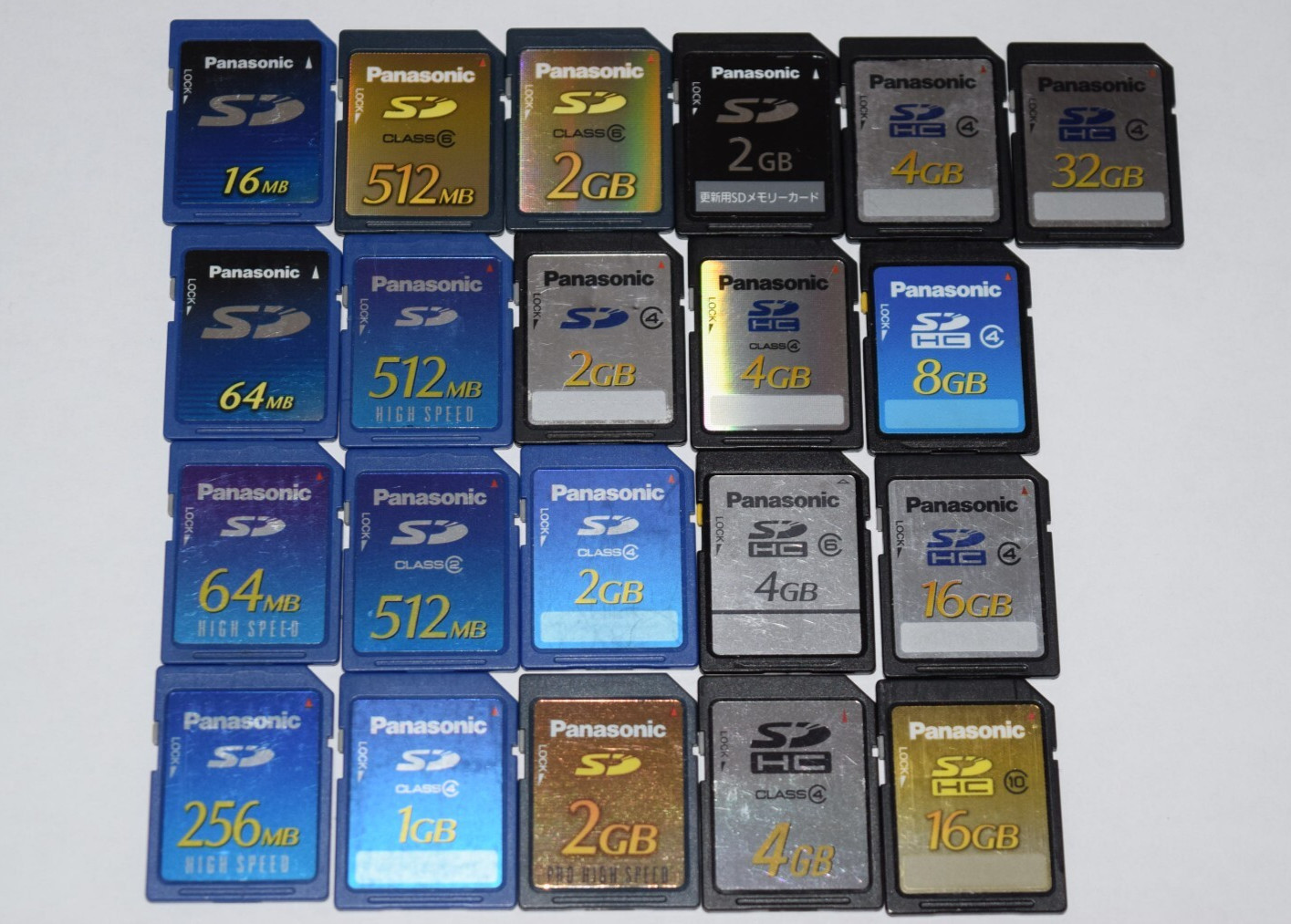 Panasonic SD Card 16MB ~ 512MB 1GB 2GB , SDHC Card 4GB 8GB 16GB 32GB Memory Card