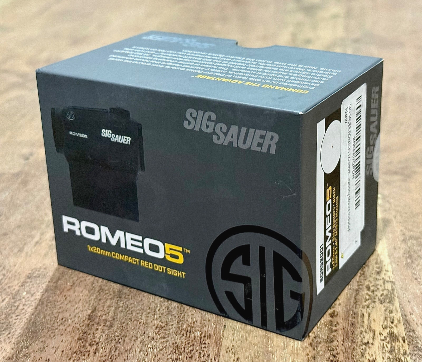 Sig Sauer ROMEO5 1x20mm 2 MOA Red Dot Sight w/ Mounts SOR52001 - BN Sealed!