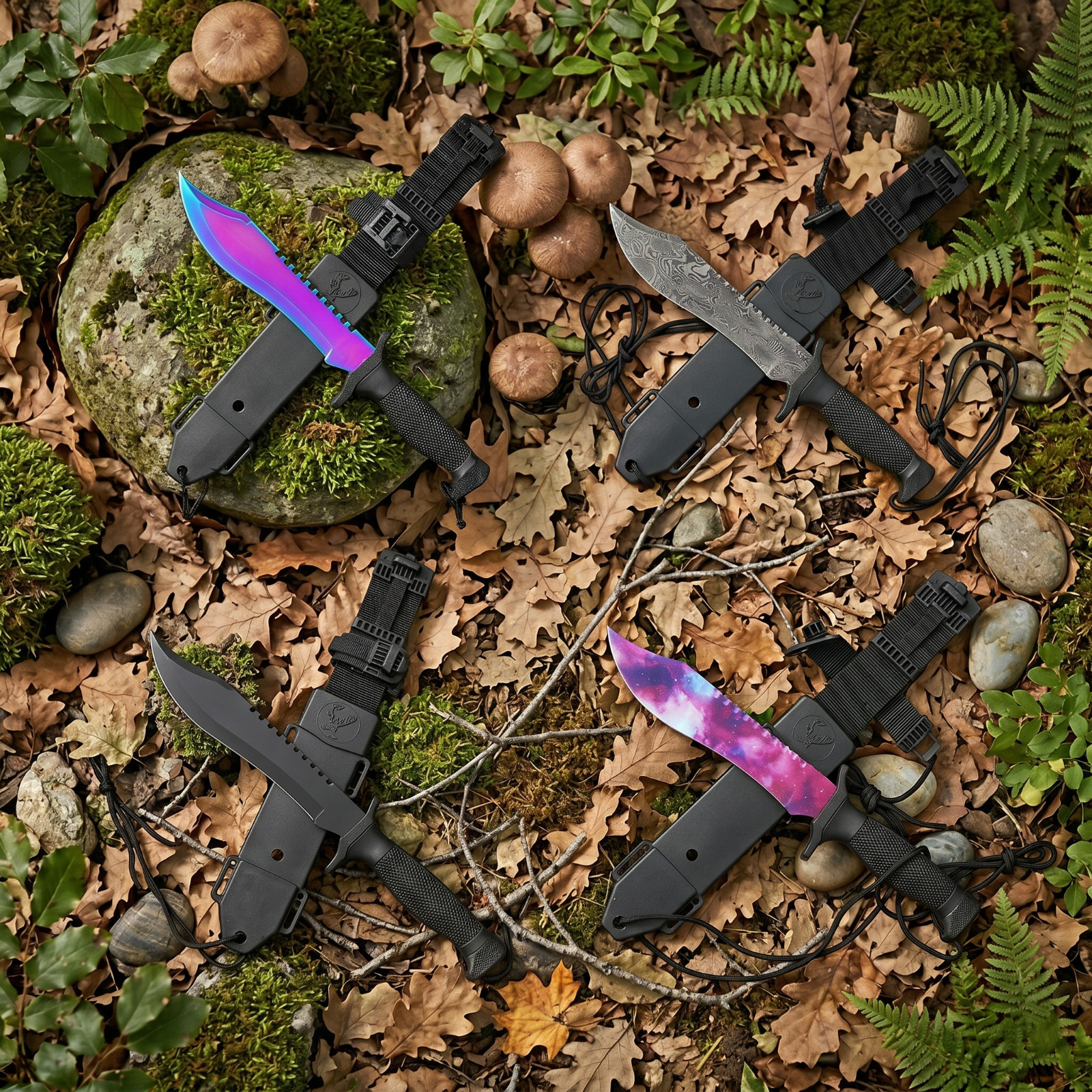 12" Falcon Survival Hunting Tactical Fixed Blade