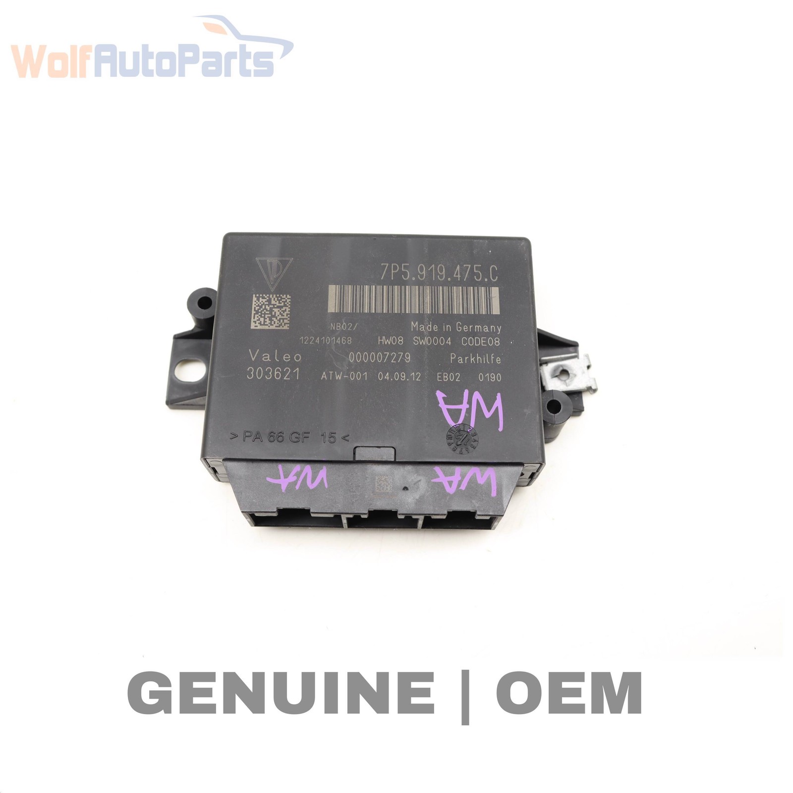 2012-2014 PORSCHE CAYENNE - PARK Assist Control Module 95861804201