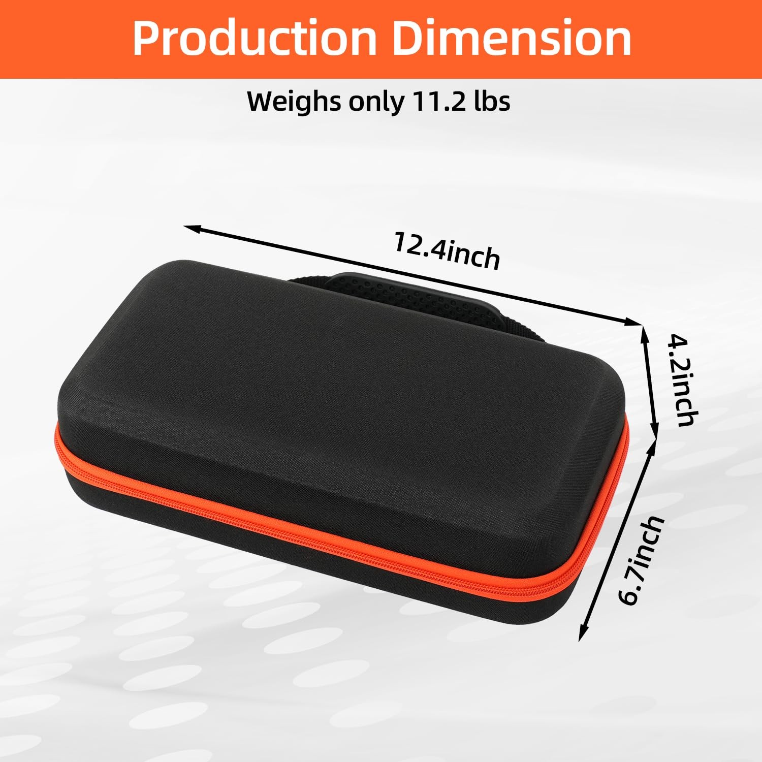 Storage Case Only for Klein Tools Electrical Large, Large Black&Orange