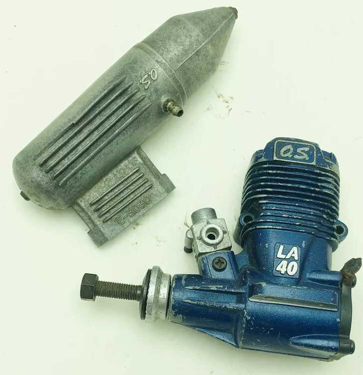 OS Max 40 LA Nitro Airplane Engine Full Compression. OS Engine 40LA